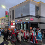 Зажжение огней центральной елки